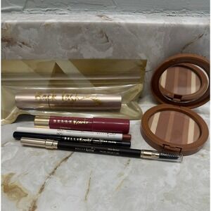 6 Belle Beauty Products! Bronzer Highlighter Mascara Lips Eyeliner Makeup Bundle